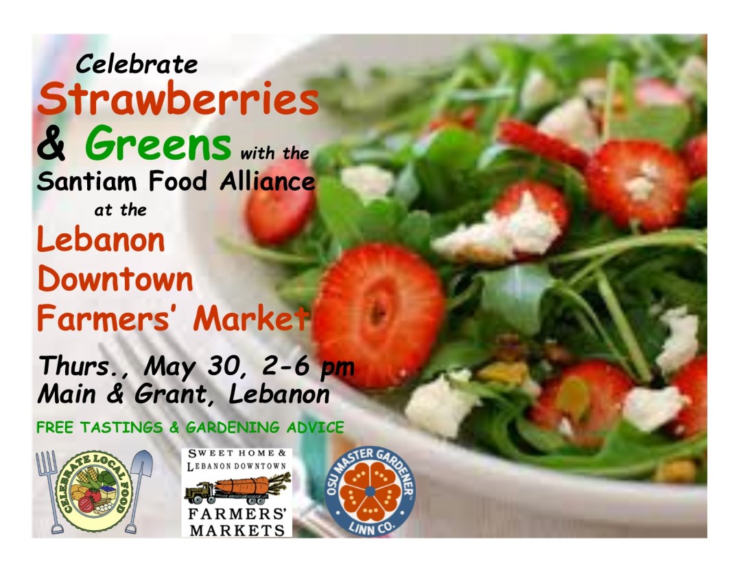 Strawberries and Greens flyer